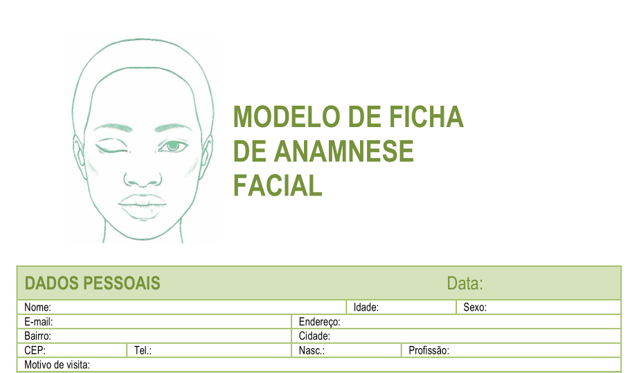 Ficha de Anamnese OROFACIAL - Ref. 2107 - Odonto Impress! A Gráfica dos  Dentistas